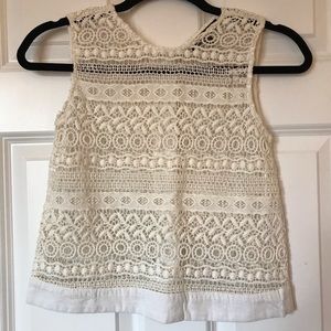 MAKE OFFER✨Romeo + Juliet Couture Crochet Blouse